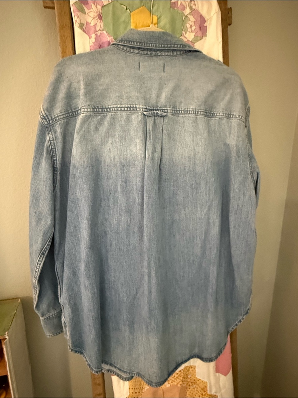 Madewell Blue Denim Button-Front Shirt Jacket - Picture 2 of 4